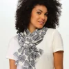 Baumwollschal mit Muschel-Design