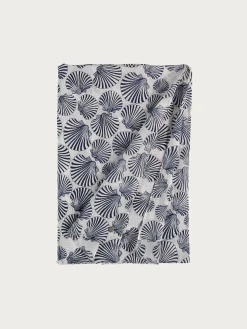 Baumwollschal mit Muschel-Design