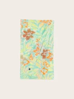 Baumwollschal mit tropischem Blumen-Print