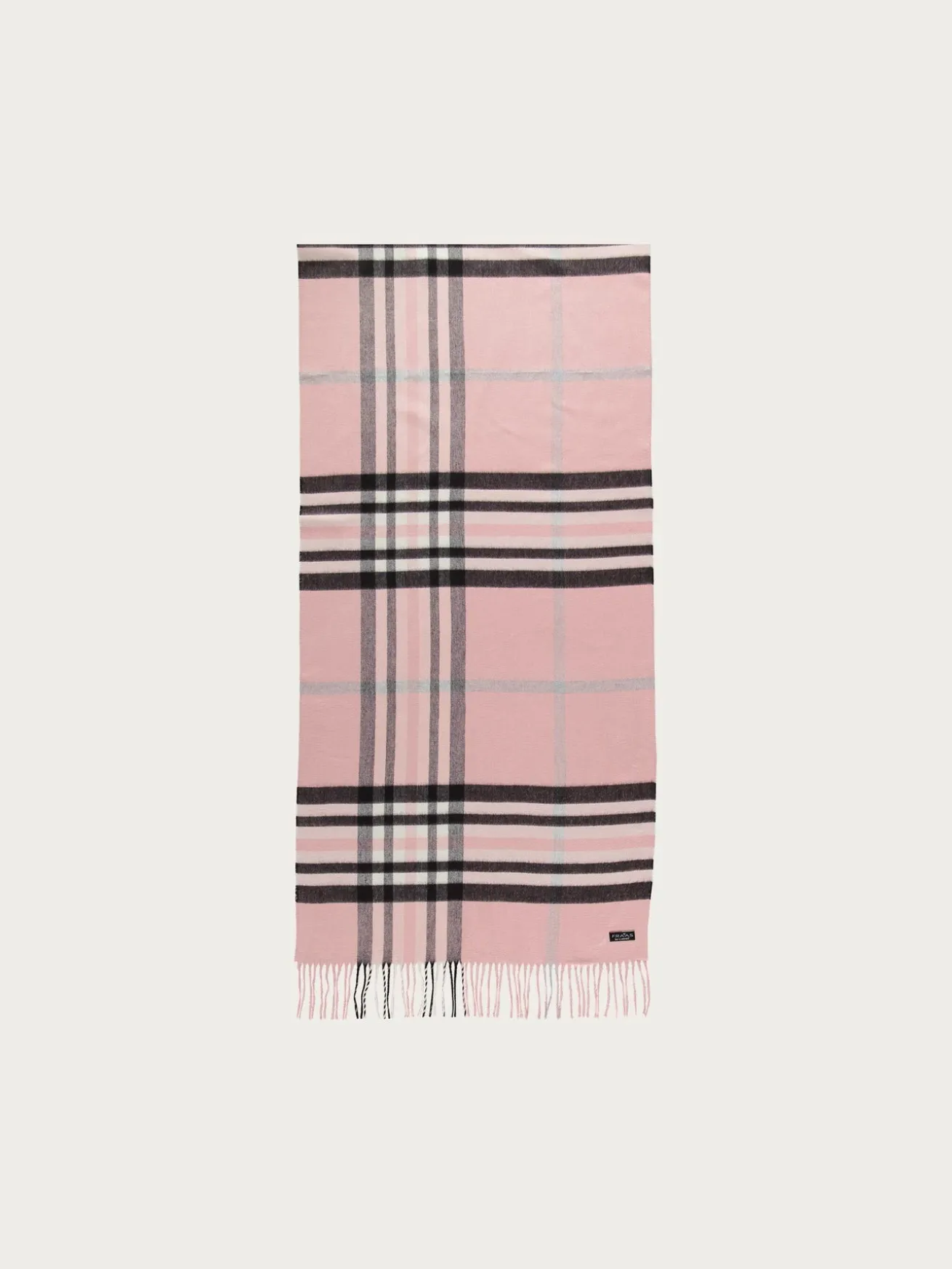Breiter Cashmink-Schal mit FRAAS Plaid Karo - Made in Germany