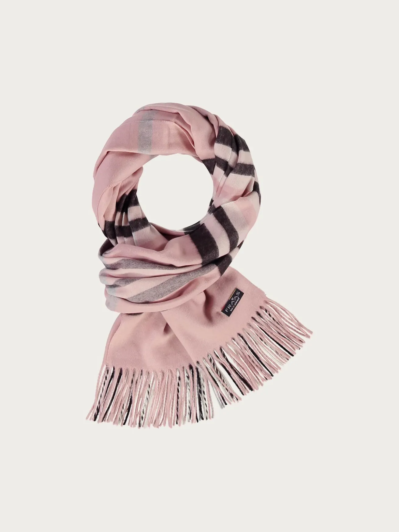 Breiter Cashmink-Schal mit FRAAS Plaid Karo - Made in Germany