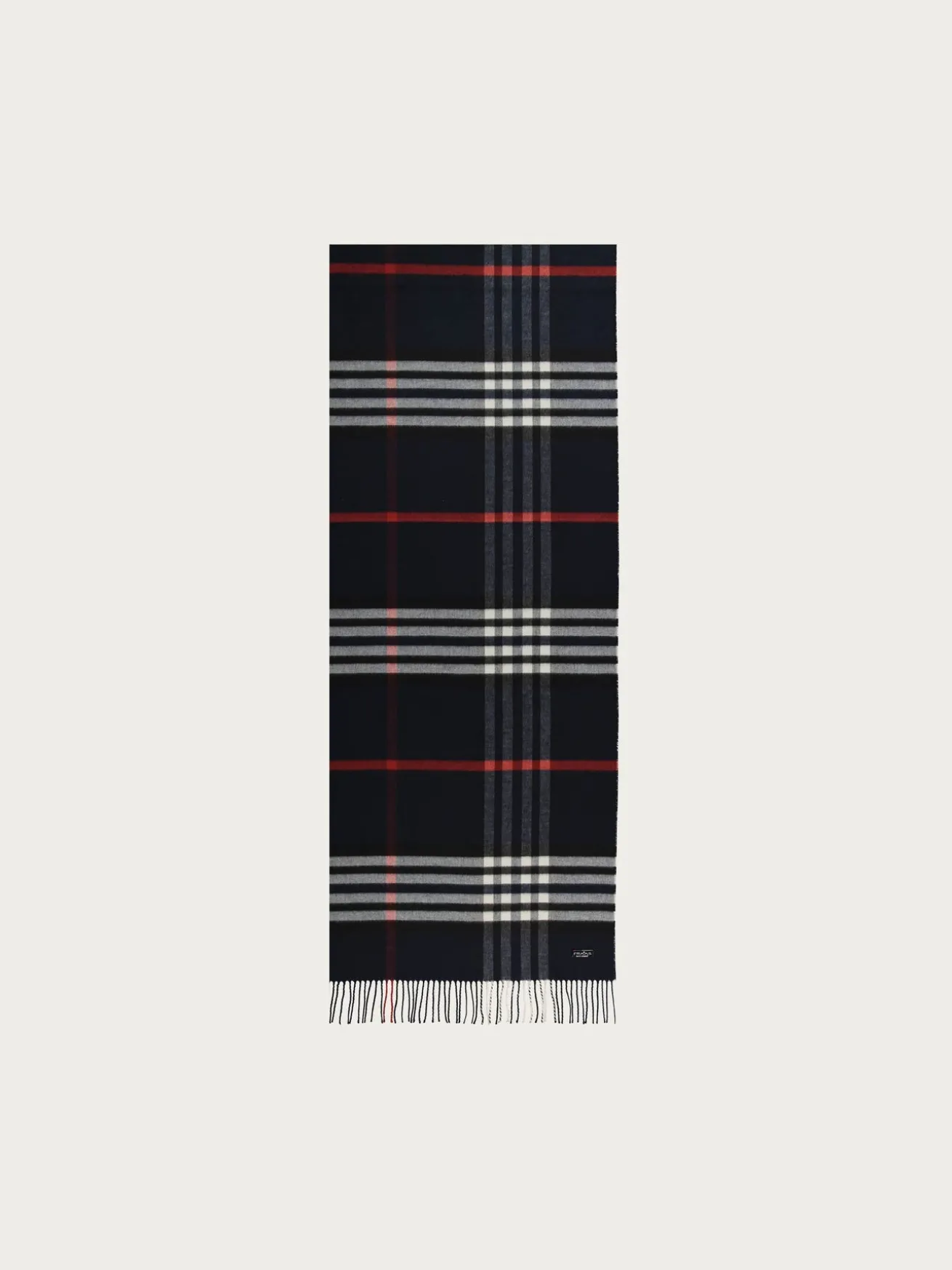 Breiter Cashmink-Schal mit FRAAS Plaid Karo - Made in Germany