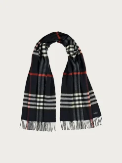 Breiter Cashmink-Schal mit FRAAS Plaid Karo - Made in Germany