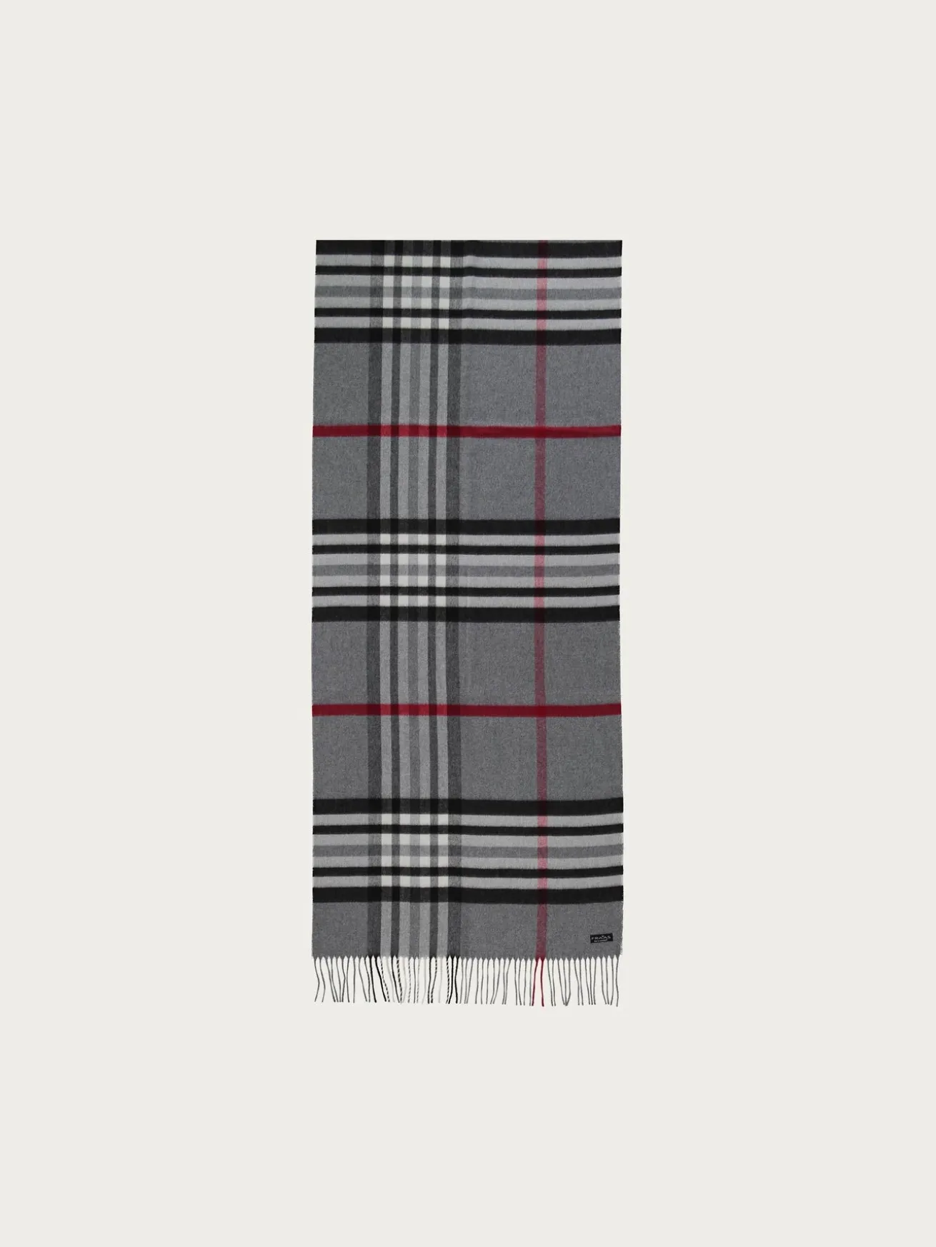 Breiter Cashmink-Schal mit FRAAS Plaid Karo - Made in Germany