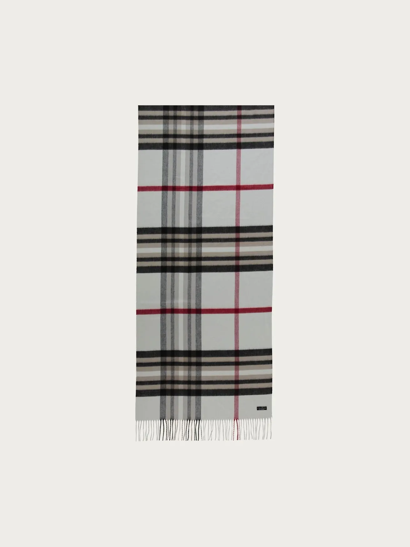 Breiter Cashmink-Schal mit FRAAS Plaid Karo - Made in Germany
