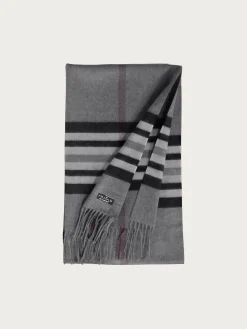 Breiter Cashmink-Schal mit FRAAS Plaid Karo - Made in Germany