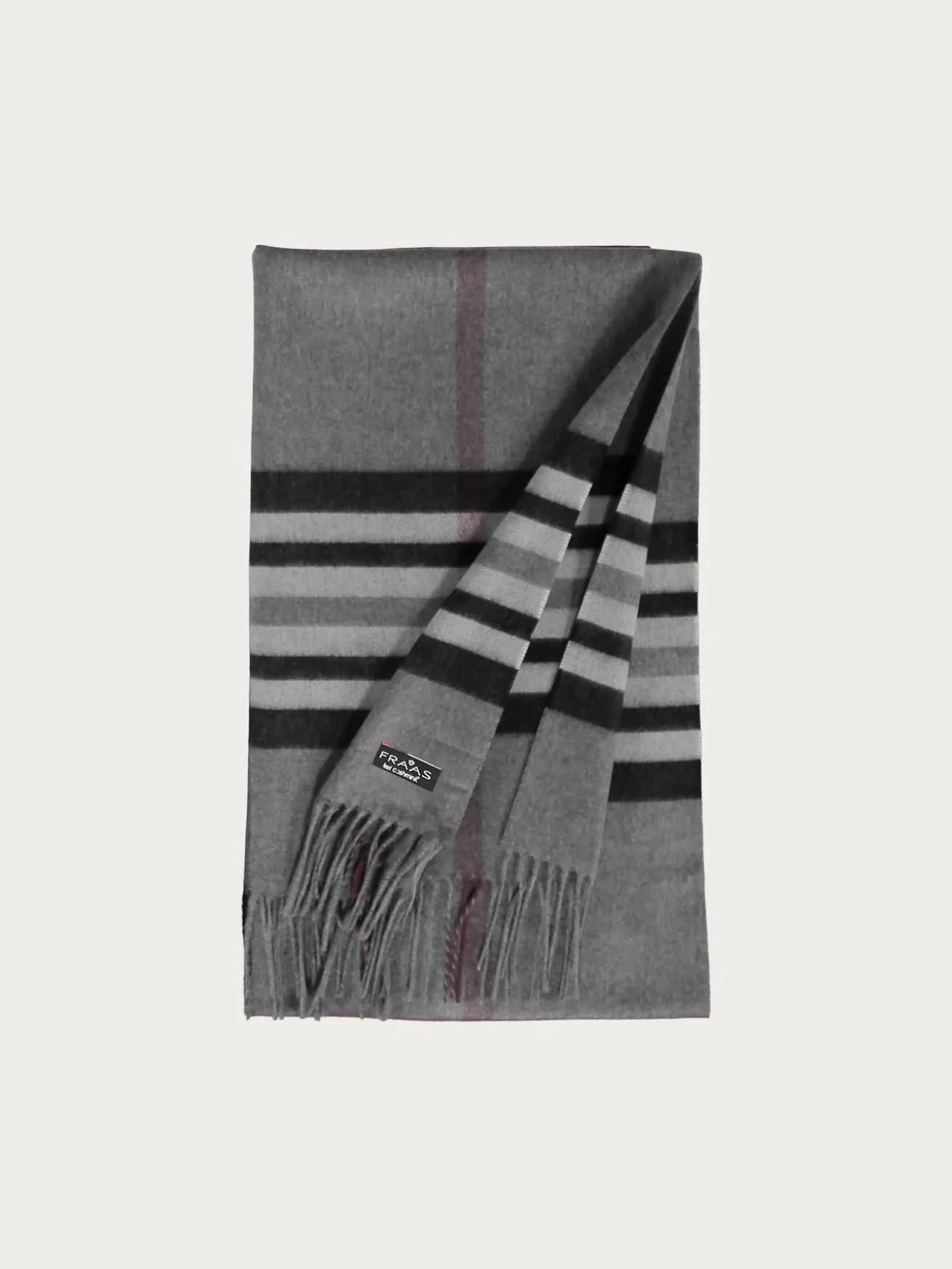 Breiter Cashmink-Schal mit FRAAS Plaid Karo - Made in Germany