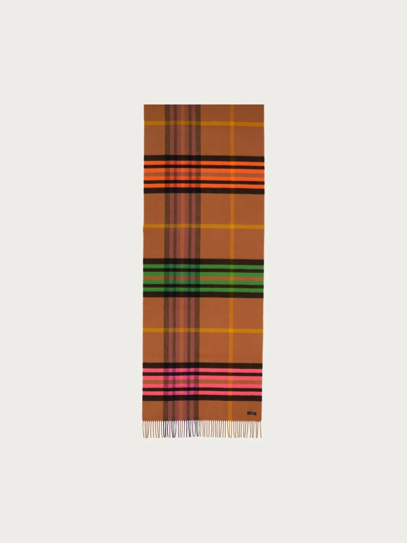 Breiter Cashmink-Schal mit FRAAS Plaid Karo - Made in Germany