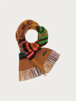 Breiter Cashmink-Schal mit FRAAS Plaid Karo - Made in Germany