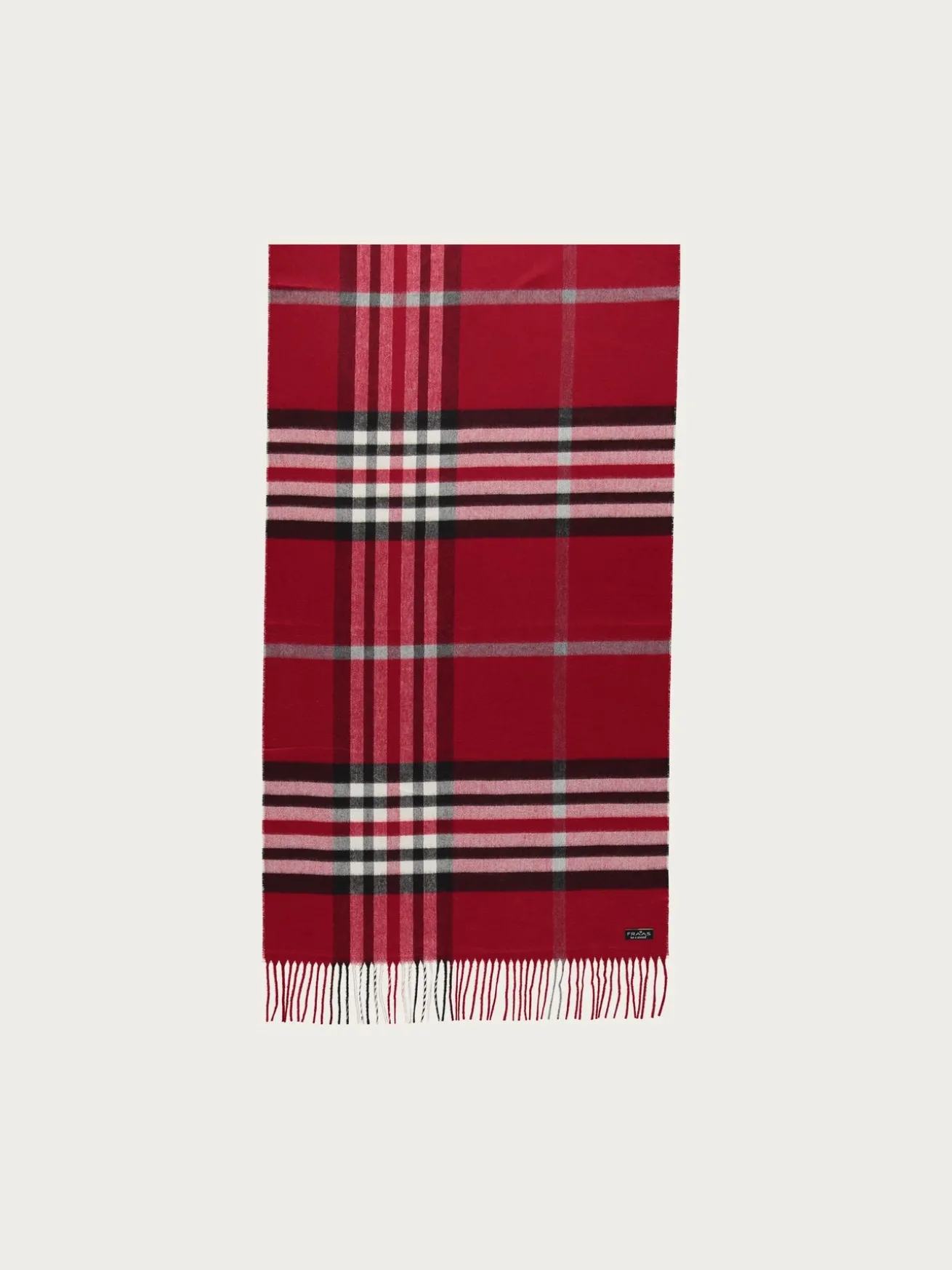 Breiter Cashmink-Schal mit FRAAS Plaid Karo - Made in Germany