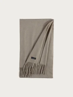 Breiter einfarbiger Cashmink Schal - Made in Germany
