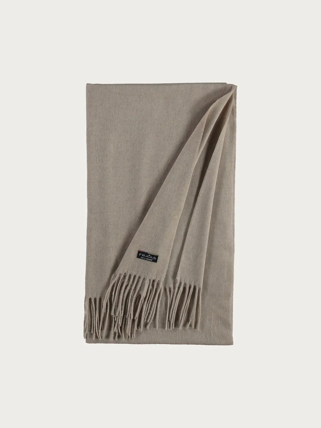 Breiter einfarbiger Cashmink Schal - Made in Germany