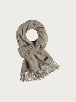 Breiter einfarbiger Cashmink Schal - Made in Germany