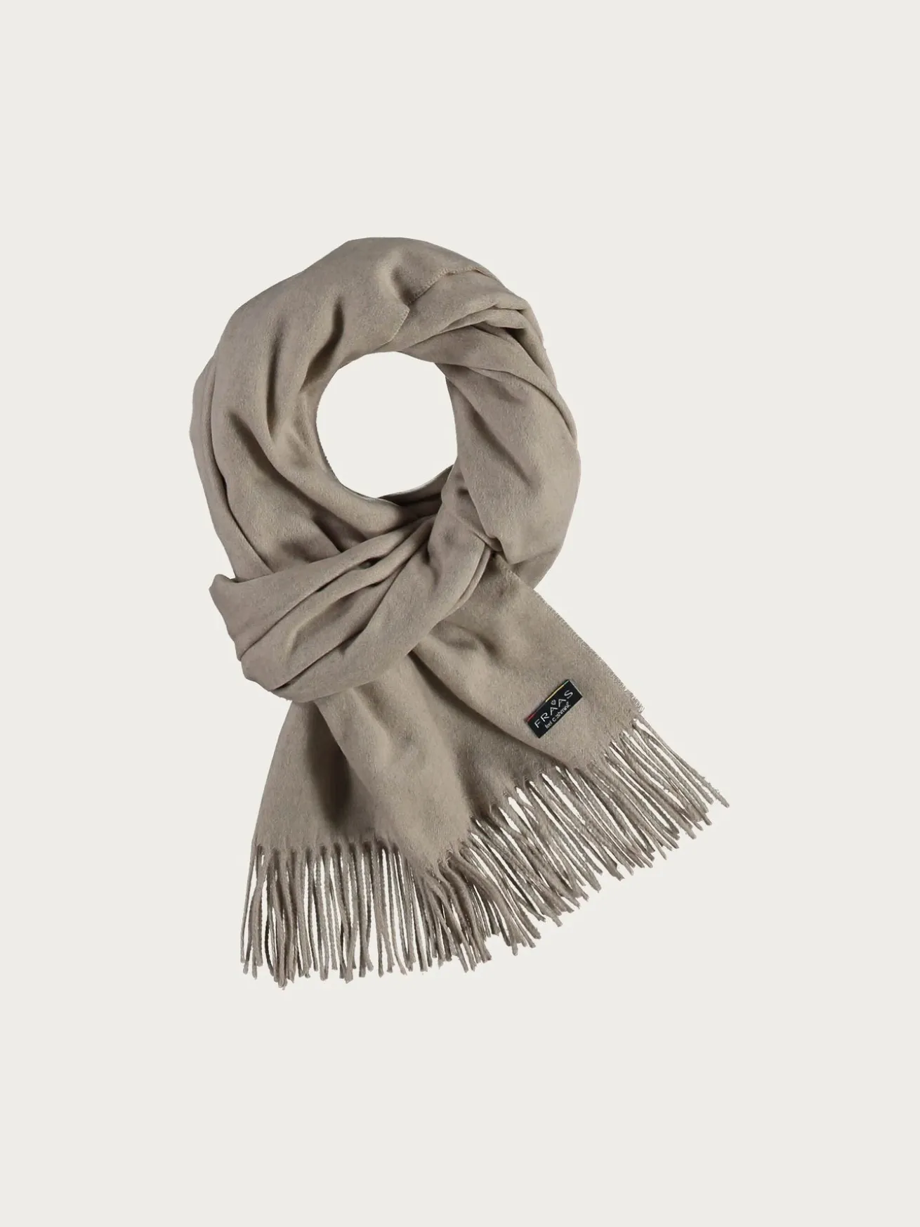 Breiter einfarbiger Cashmink Schal - Made in Germany