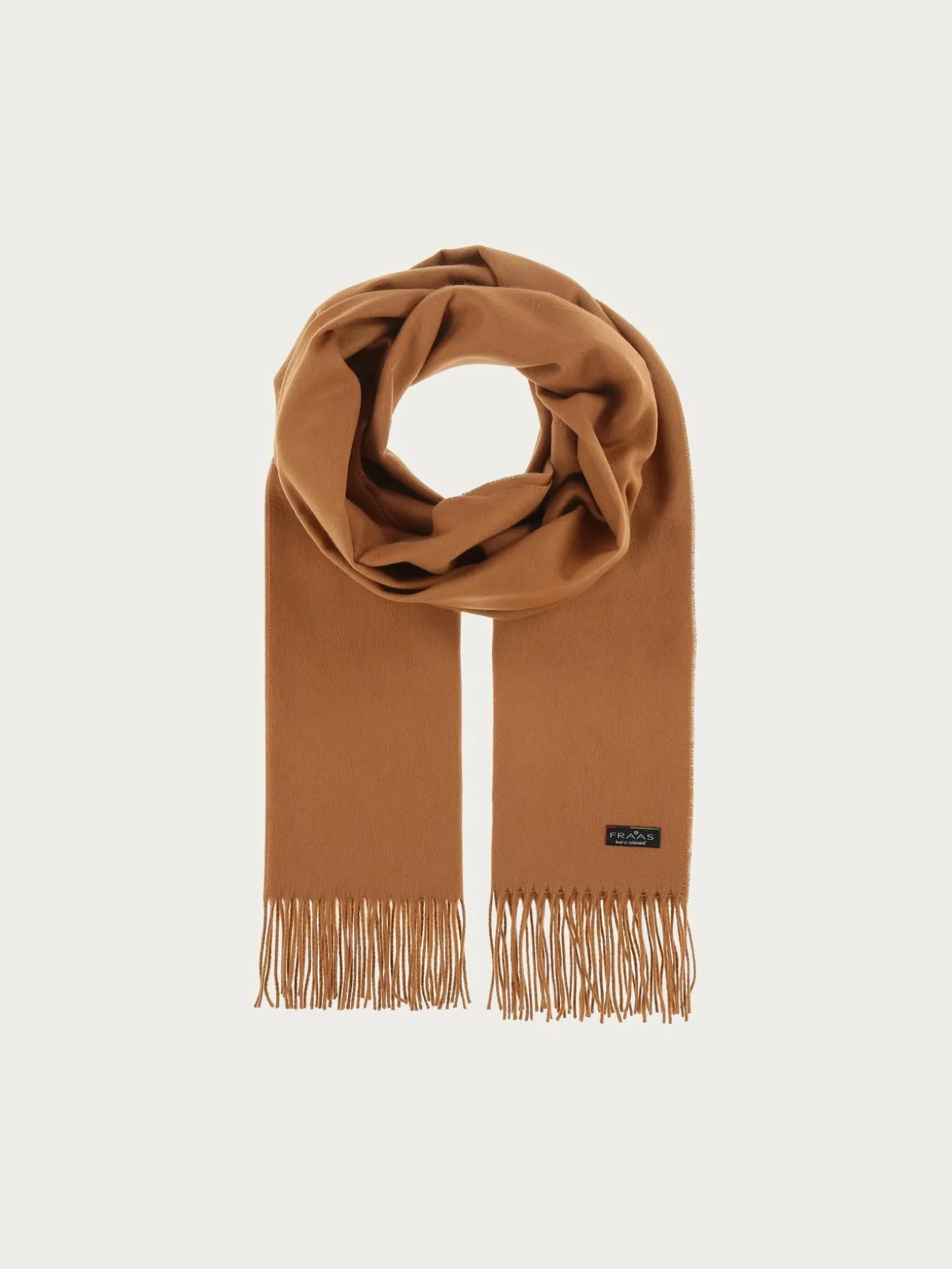 Breiter einfarbiger Cashmink Schal - Made in Germany