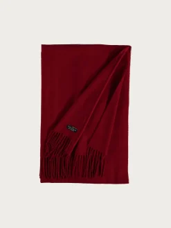 Breiter einfarbiger Cashmink Schal - Made in Germany