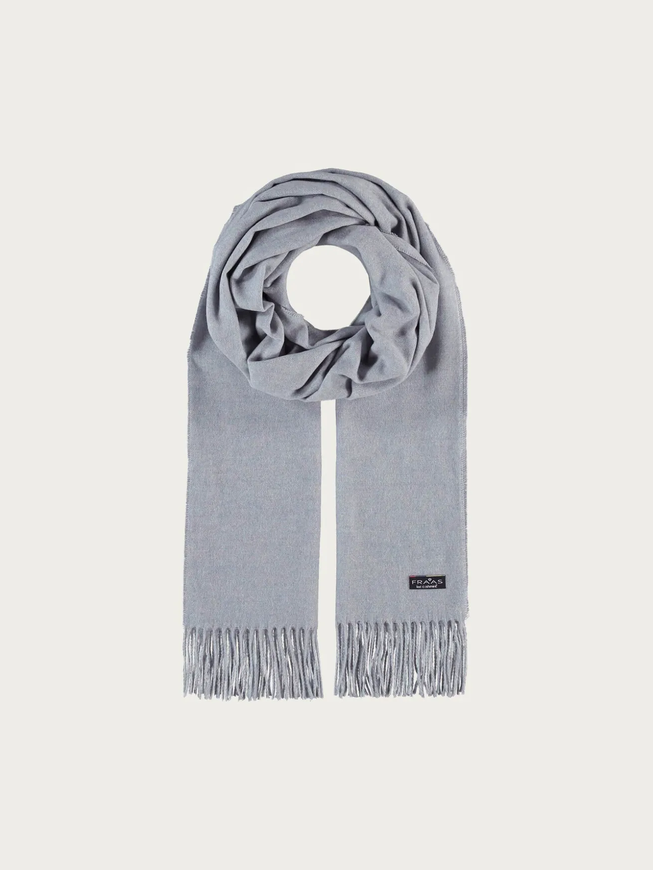Breiter einfarbiger Cashmink Schal - Made in Germany