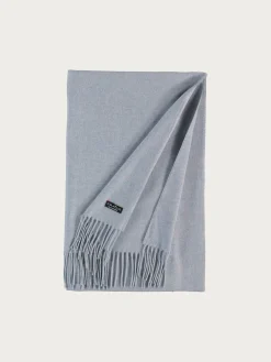 Breiter einfarbiger Cashmink Schal - Made in Germany