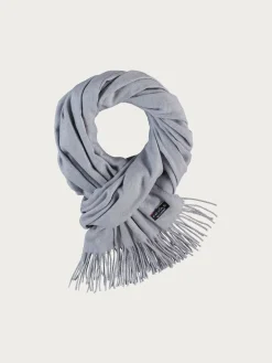 Breiter einfarbiger Cashmink Schal - Made in Germany