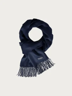 Breiter einfarbiger Cashmink Schal - Made in Germany