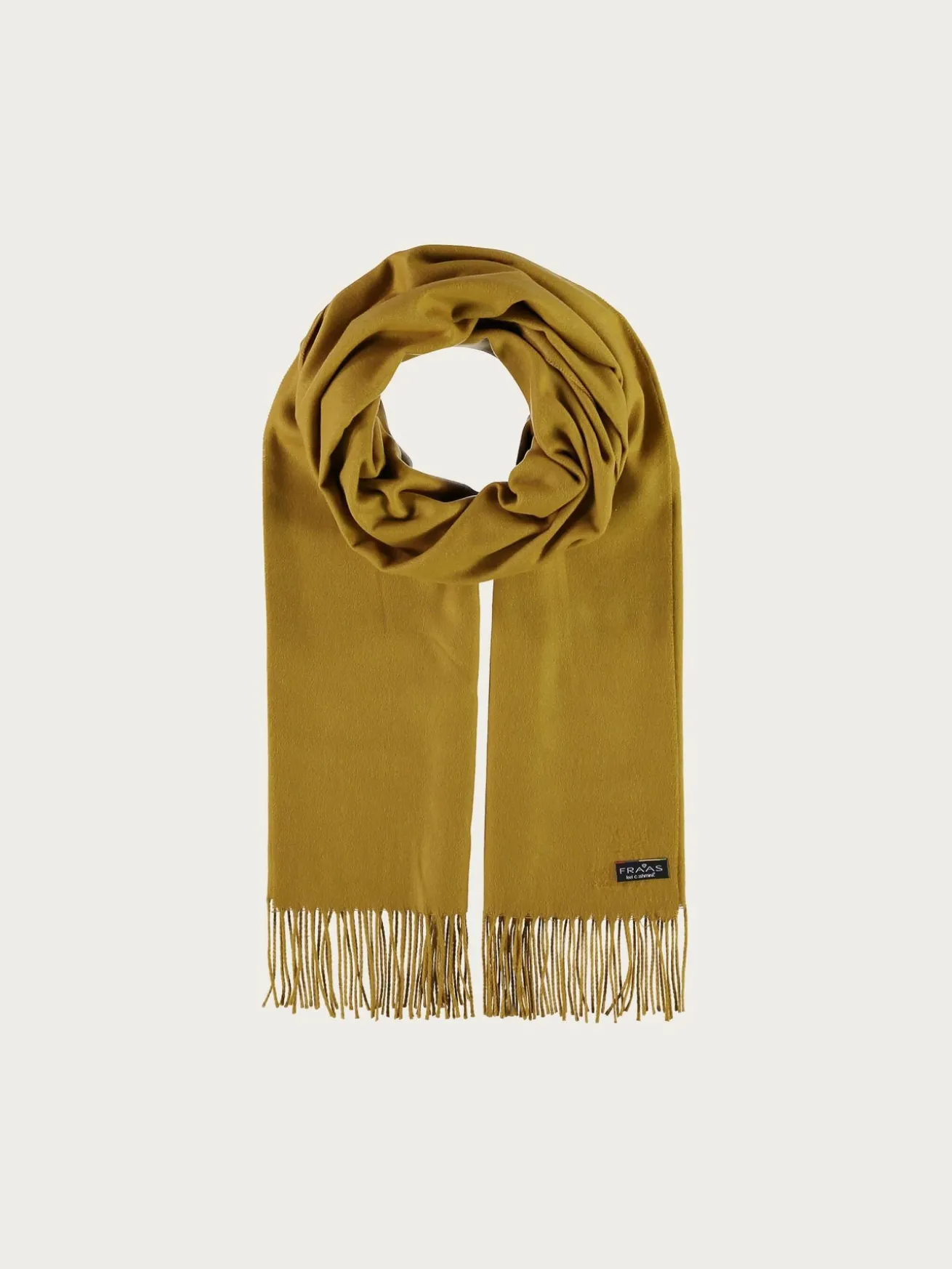 Breiter einfarbiger Cashmink Schal - Made in Germany