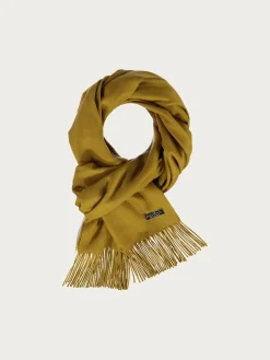 Breiter einfarbiger Cashmink Schal - Made in Germany