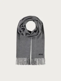 Breiter einfarbiger Cashmink Schal - Made in Germany