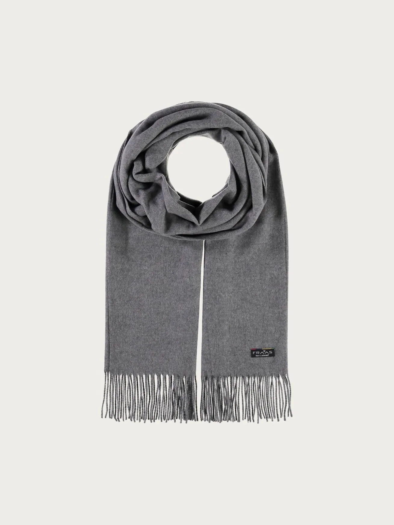 Breiter einfarbiger Cashmink Schal - Made in Germany