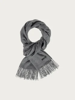 Breiter einfarbiger Cashmink Schal - Made in Germany