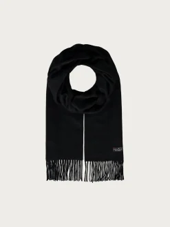 Breiter einfarbiger Cashmink Schal - Made in Germany
