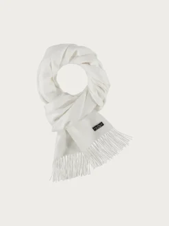 Breiter einfarbiger Cashmink Schal - Made in Germany
