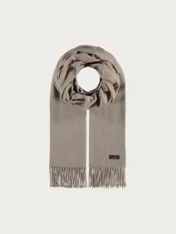 Breiter einfarbiger Cashmink Schal - Made in Germany