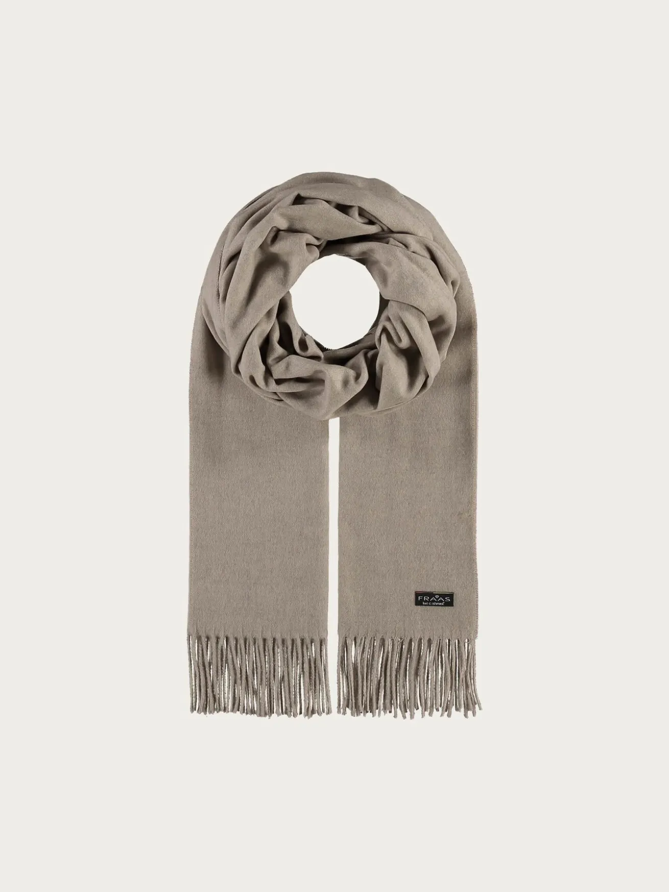 Breiter einfarbiger Cashmink Schal - Made in Germany