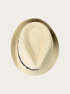 bugatti Trilby mit sommerlichem Blüten-Print am Hutband