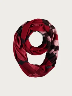 Cashmink-Loop mit FRAAS Plaid Karo - Made in Germany