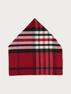 Cashmink-Loop mit FRAAS Plaid Karo - Made in Germany