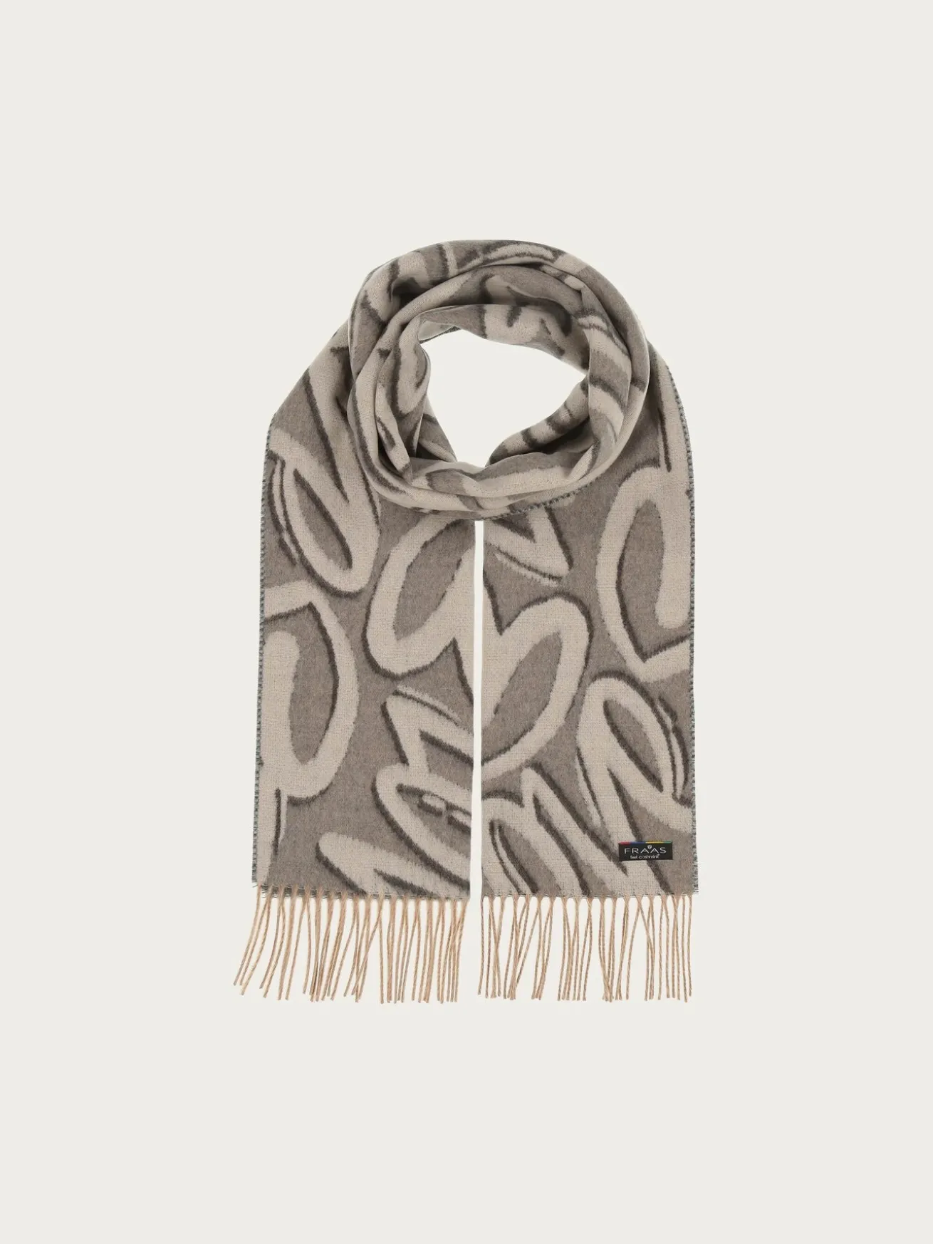 Cashmink-Schal LOVE mit Herz-Design