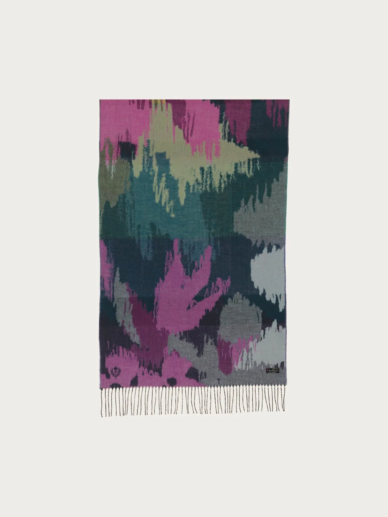 Cashmink-Schal mit abstraktem floralem Design