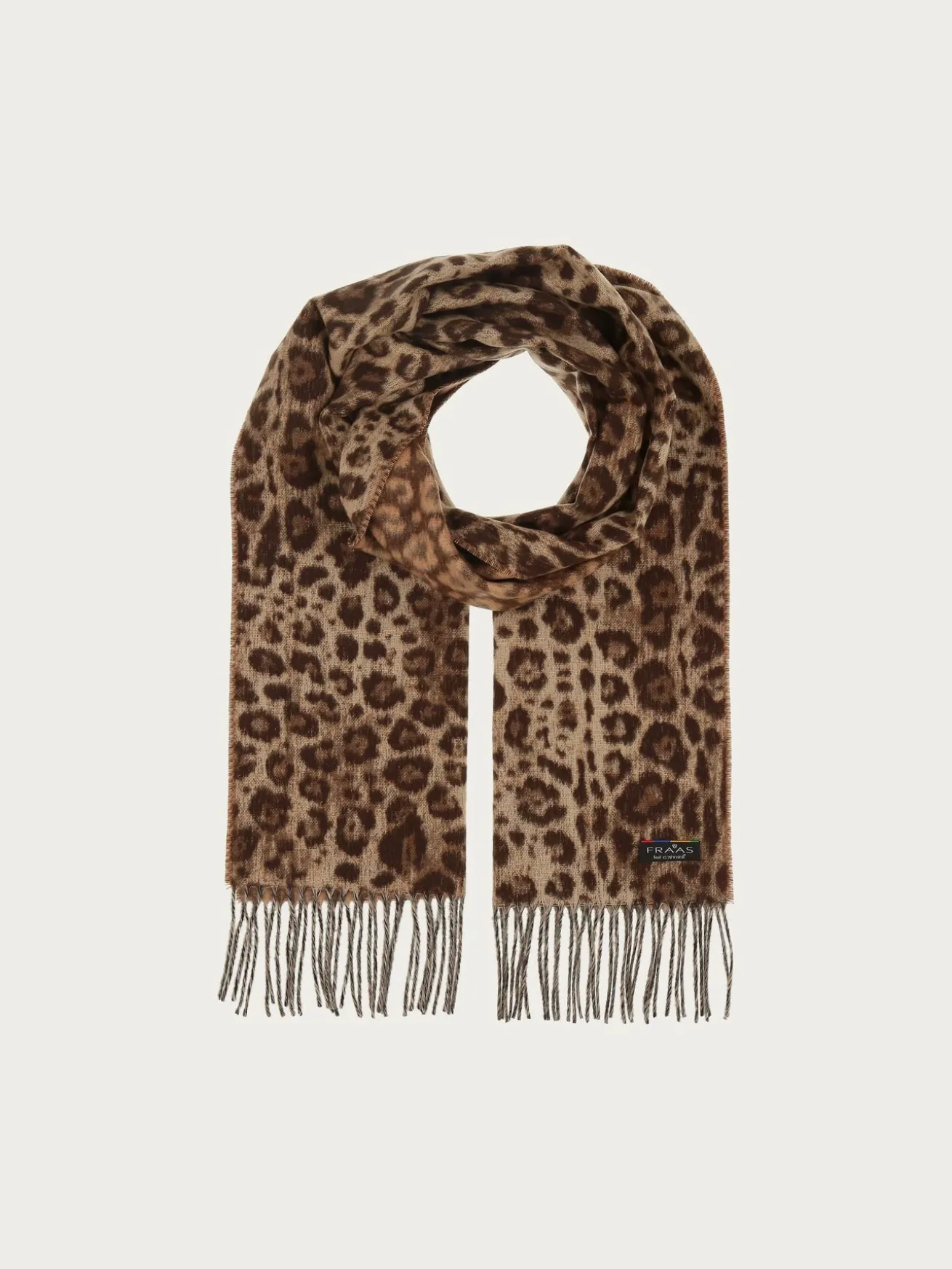 Cashmink-Schal mit Leo-Design