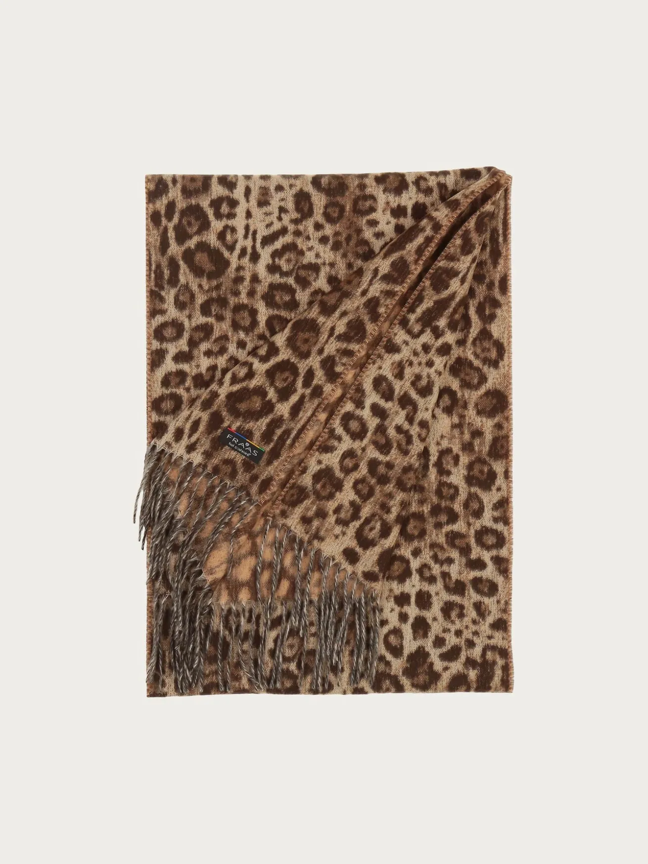 Cashmink-Schal mit Leo-Design