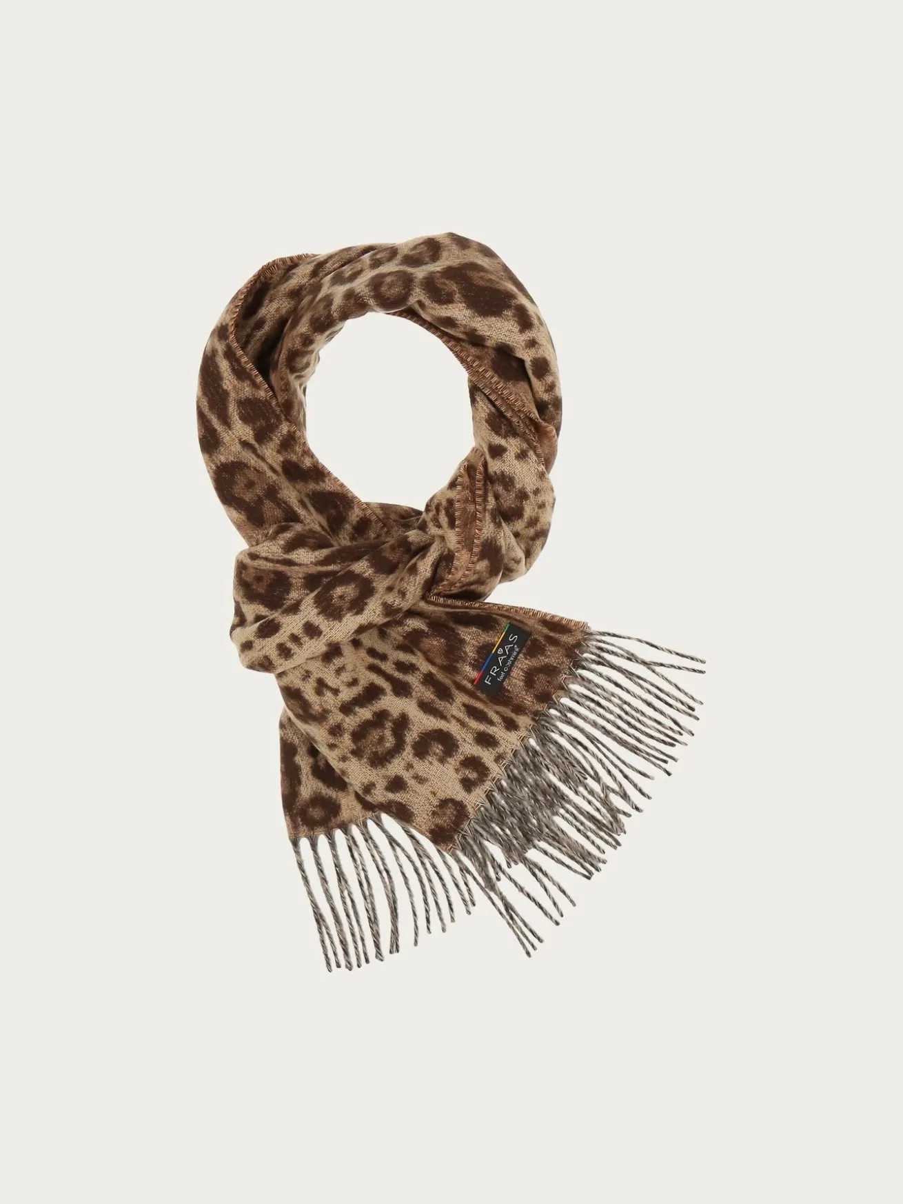 Cashmink-Schal mit Leo-Design