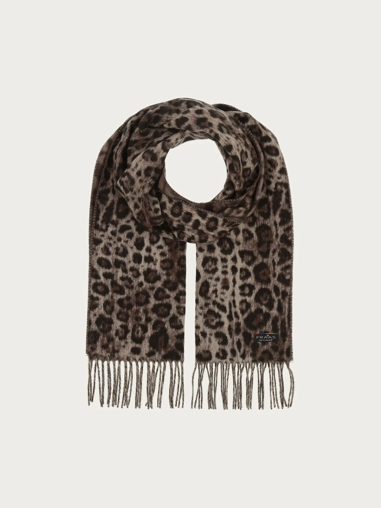 Cashmink-Schal mit Leo-Design