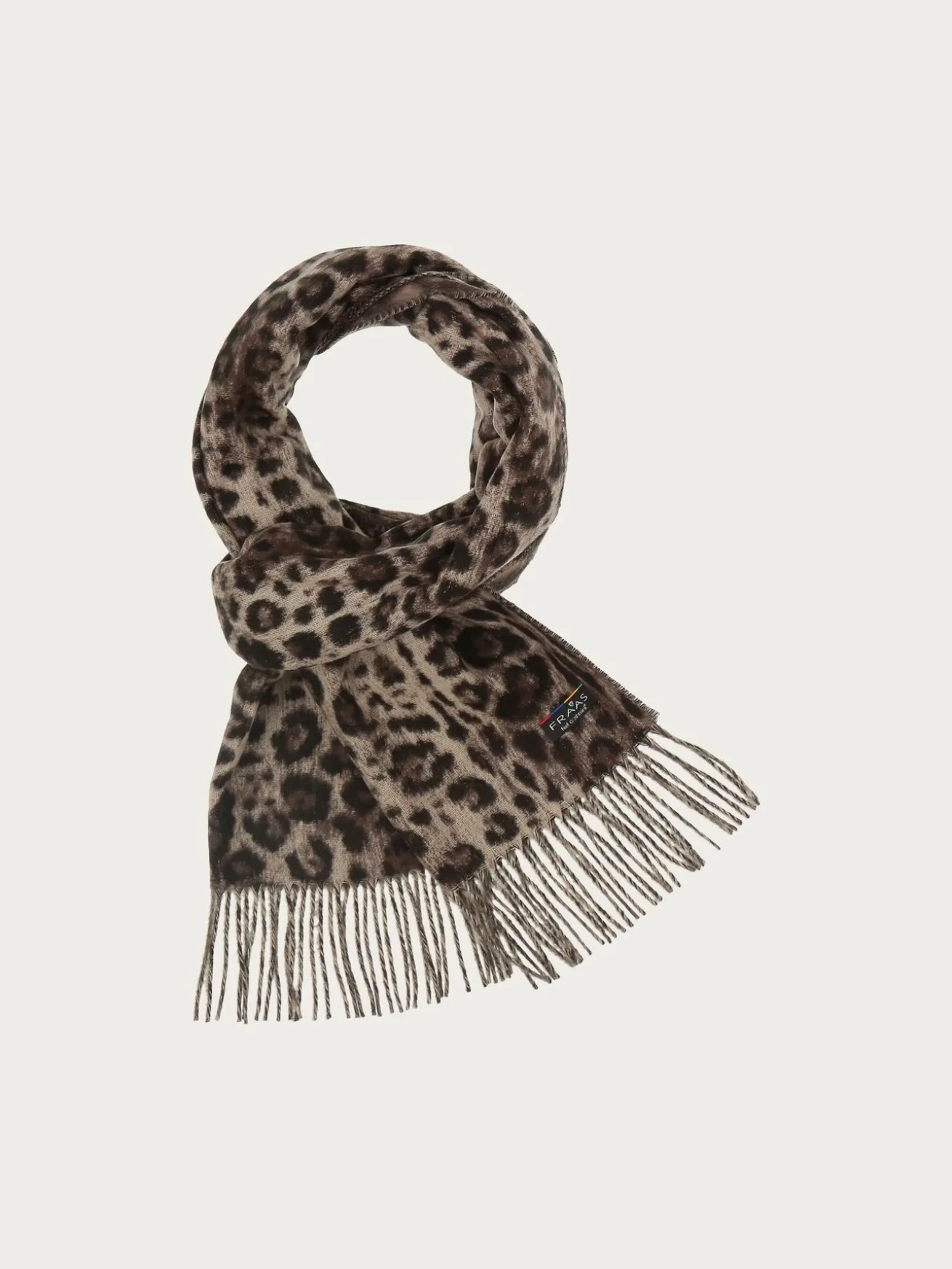 Cashmink-Schal mit Leo-Design