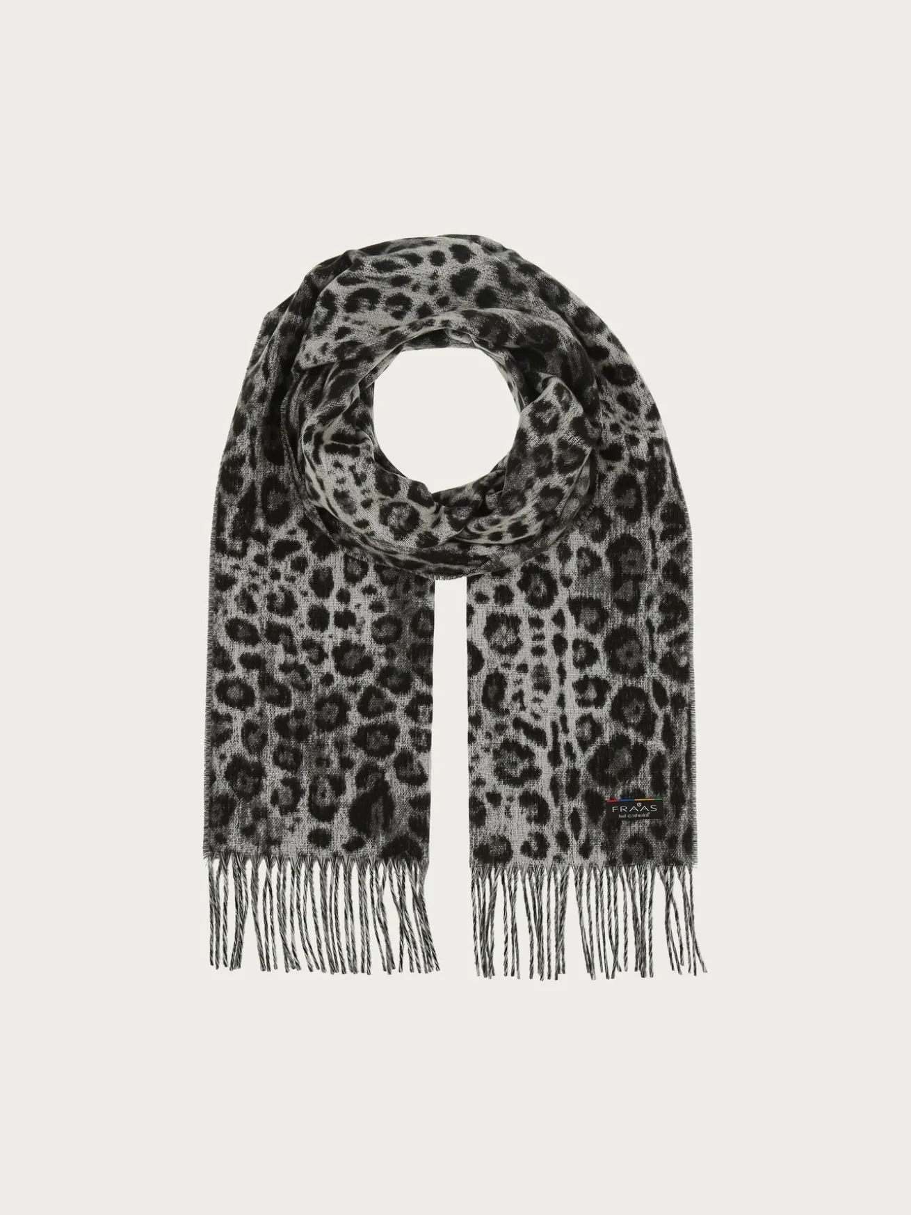 Cashmink-Schal mit Leo-Design