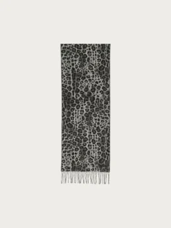 Cashmink-Schal mit Leo-Design