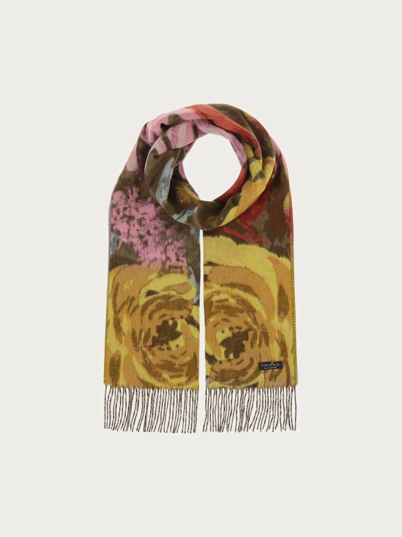 Cashmink-Schal mit romantischem Blumen-Design