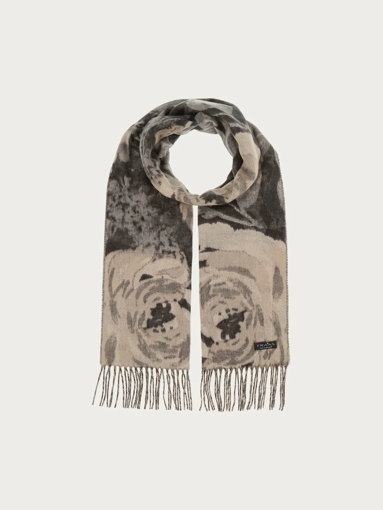 Cashmink-Schal mit romantischem Blumen-Design
