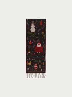 Cashmink-Schal mit Weihnachts-Design - Made in Germany