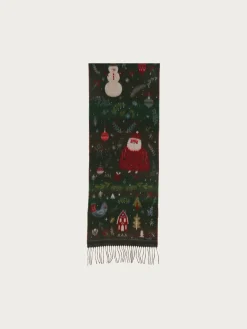 Cashmink-Schal mit Weihnachts-Design - Made in Germany