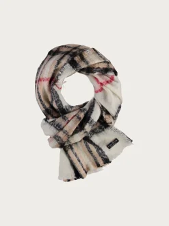 Cashmink-Stola mit FRAAS Plaid Karo - Made in Germany